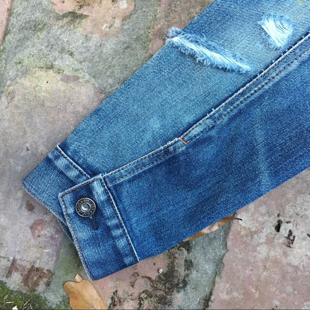 Women’s GAP vintage denim jacket. XL - Picture 3 of 7